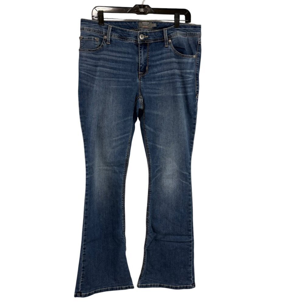 Torrid Luxe Slim Medium Rise Bootcut Jeans Women's Size 12 Regular